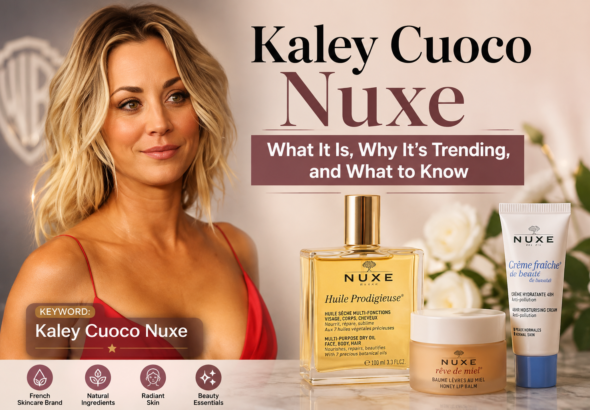 Kaley Cuoco Nuxe